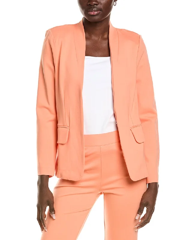 Isaac Mizrahi Collarless Jacket