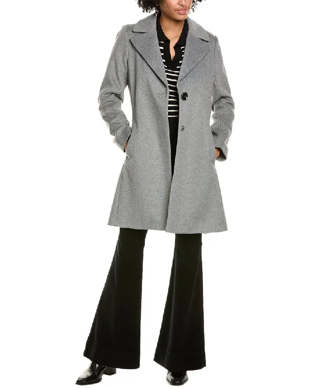 Via Spiga Walker Wool-Blend Coat