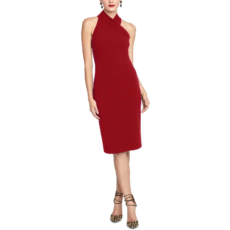 Rachel Rachel Roy Womens Harland Crepe Knee-Length Midi Dress