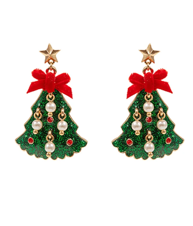 Christmas Tree Earrings